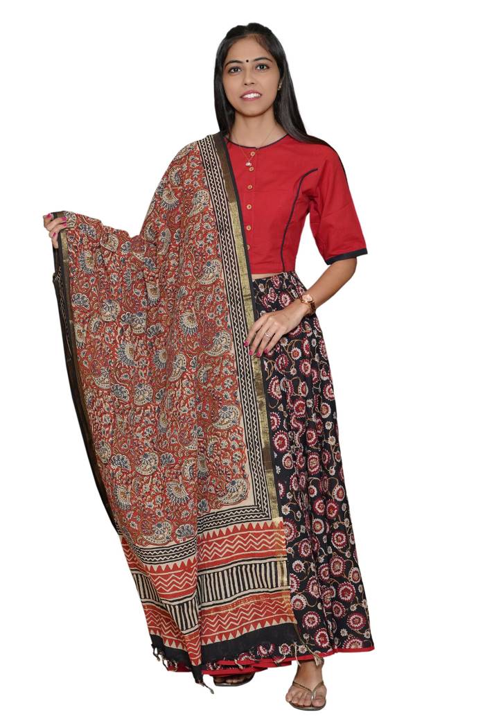 HAND BLOCK COTTON CHANIYA